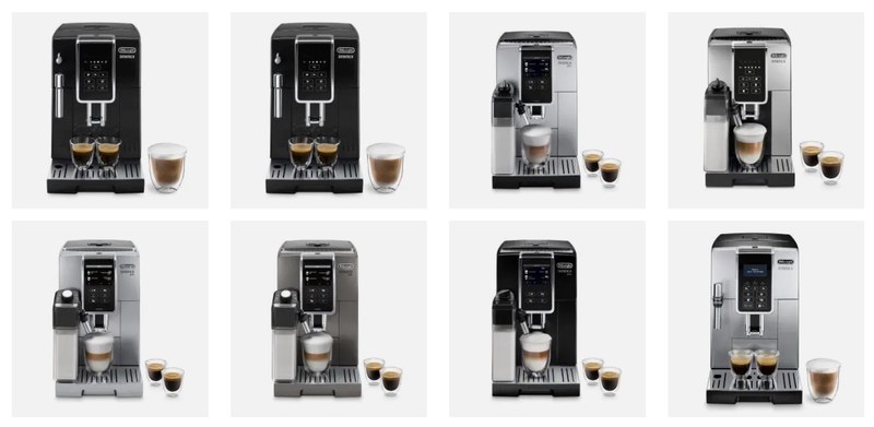 Delonghi Dinamica automatic coffee maker