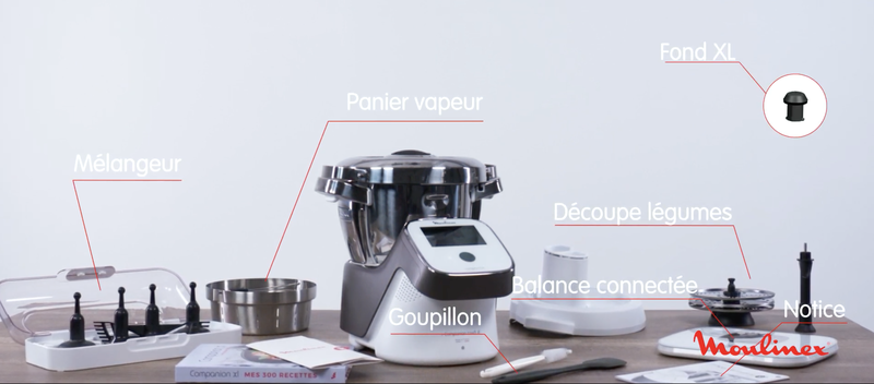 Détail des pièces de l&rsquo;appareil