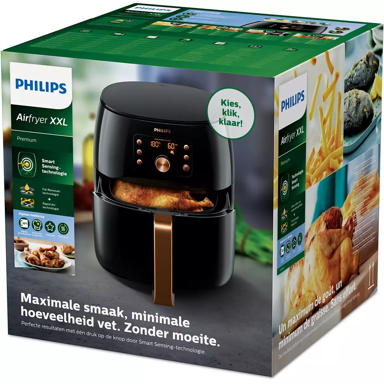 Philips Airfryer Smart Sensing XXL HD9867/90 – Unboxing a test 