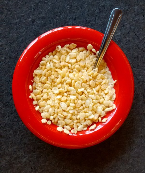 Chocolate bar with rice krispies