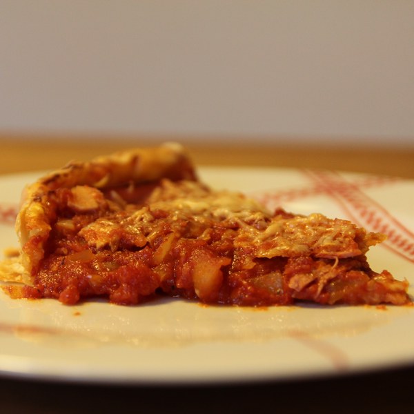 Ham and tomato pie
