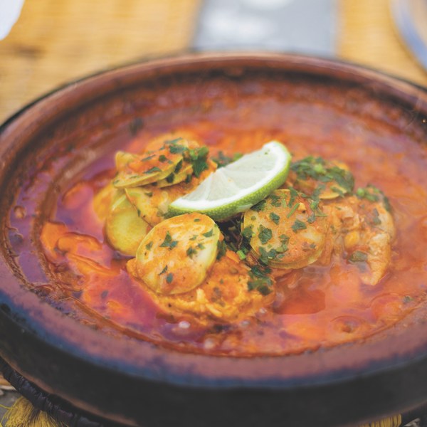 Lamb tagine with apricots