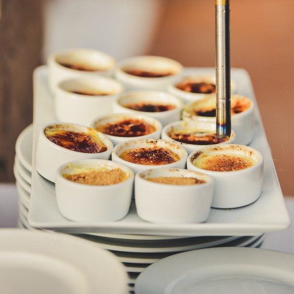 Parmesan crème brulée