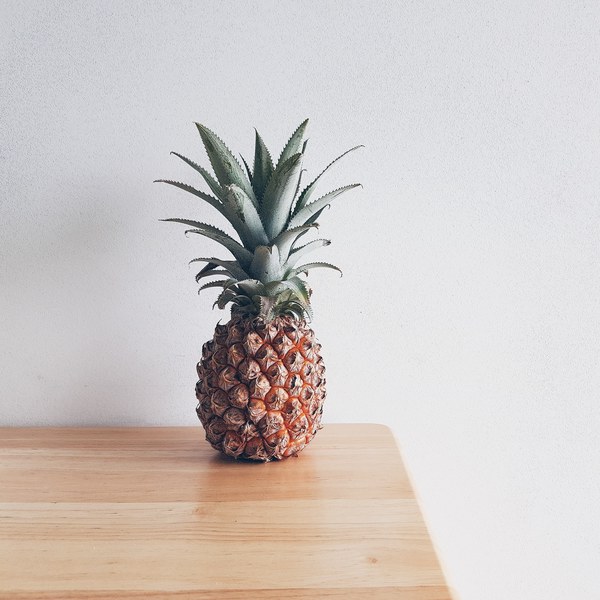 Roasted Pineapple with Vanilla Pepper Caramel