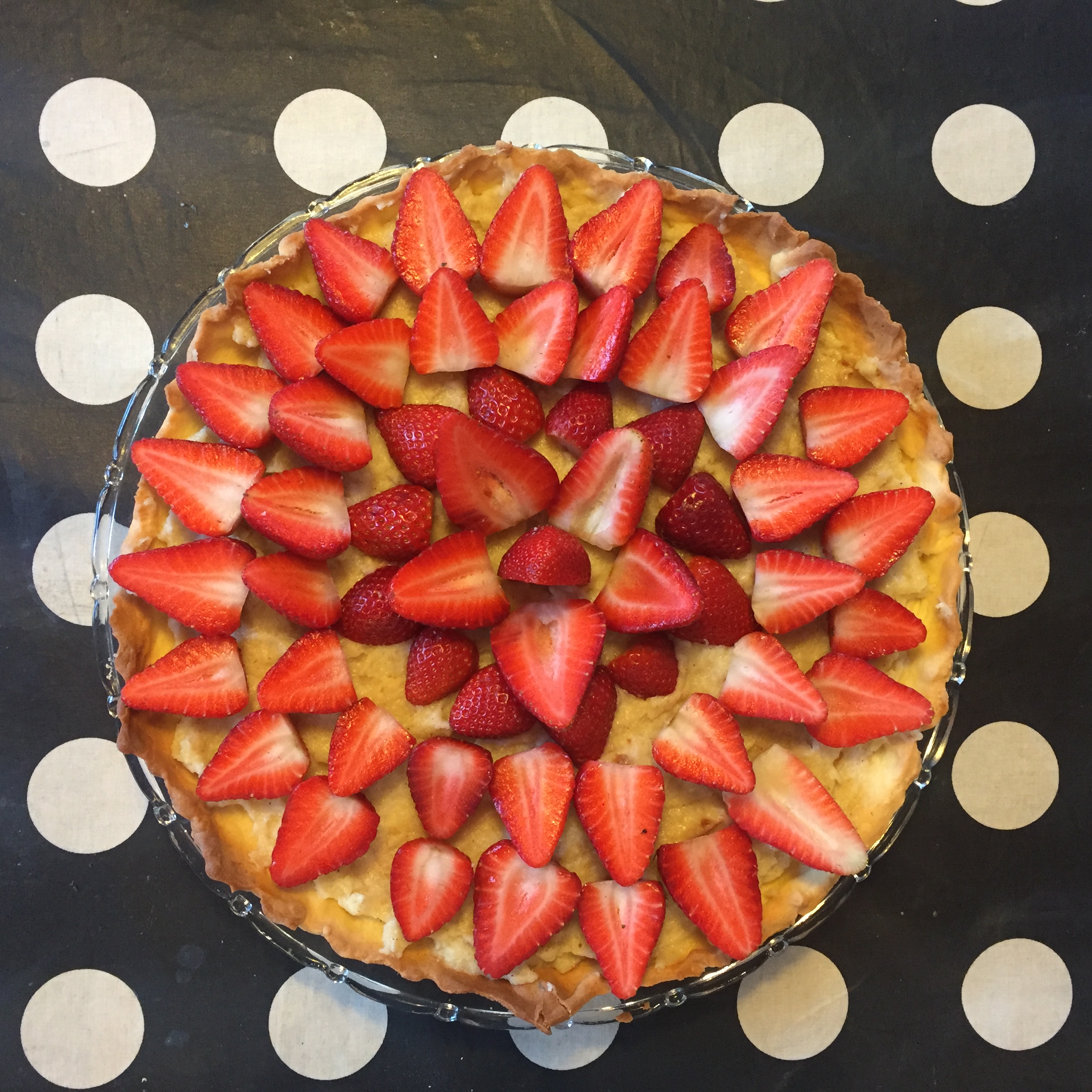 Strawberry tart FoodCook Easy recipe